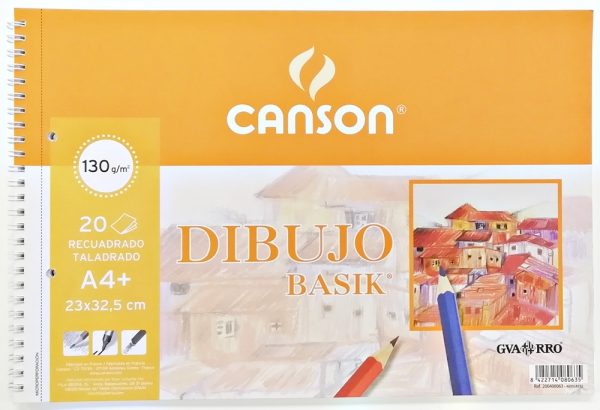 BLOCK BASIK CANSON 130gr A4+