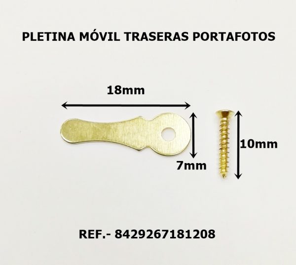 LENGÜETA MOVIL LATÓN DORADO