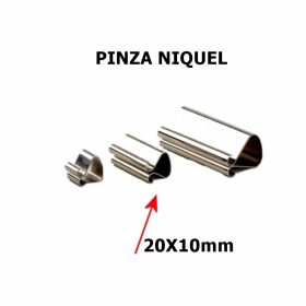 PINZA NIQUEL PARA ENMARCACIÓN DE 20X10MM