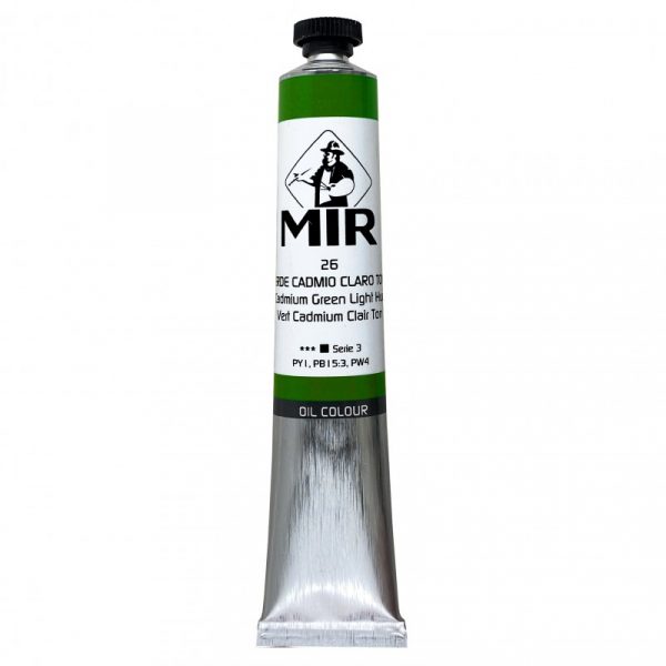 MIR Nº26 ÓLEO TUBO 60ML. VERDE CADMIO CLARO TONO S3
