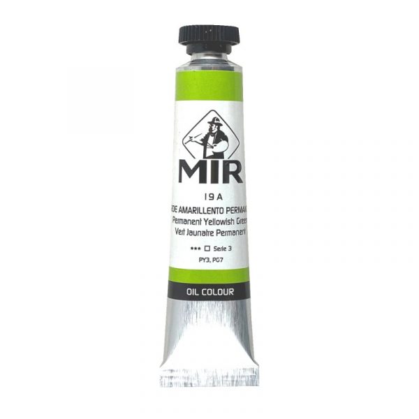 MIR Nº19A ÓLEO TUBO 20ML. VERDE AMARILLENTO PERMANENTE S3