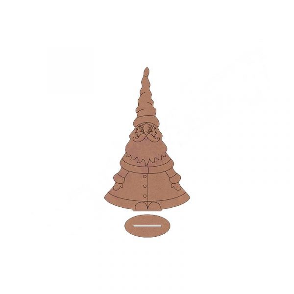 SILUETA DM PAPA NOEL FORMA PINO