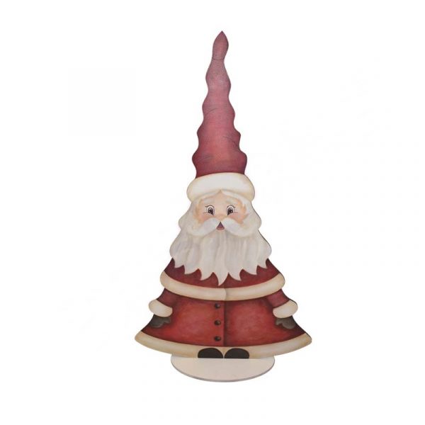 SILUETA DM PAPA NOEL FORMA PINO - Imagen 2
