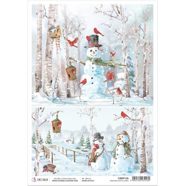PAPEL ARROZ NORTHERN LIGHTS CARDS