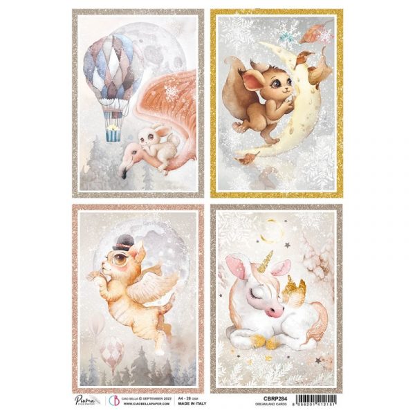 PAPEL ARROZ PIUMA DREAMLAND CARDS