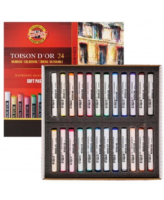 CAJA 24 PASTEL SUAVE TOISON D`OR