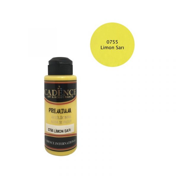 Premium Nº0755-0 LEMON YELLOW Cadence 250ml