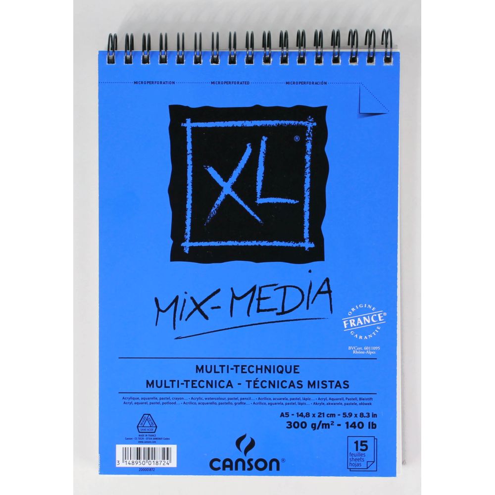 BLOC MULTITÉCNICAS A5 CANSON