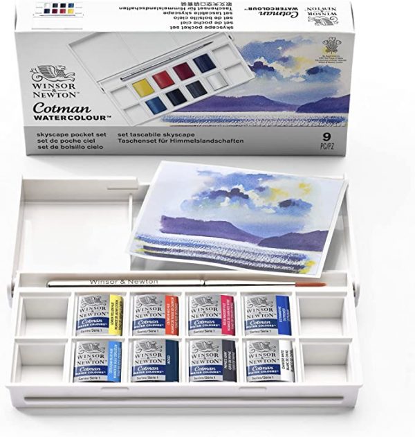 ACUARELAS COTMAN SET CIELO