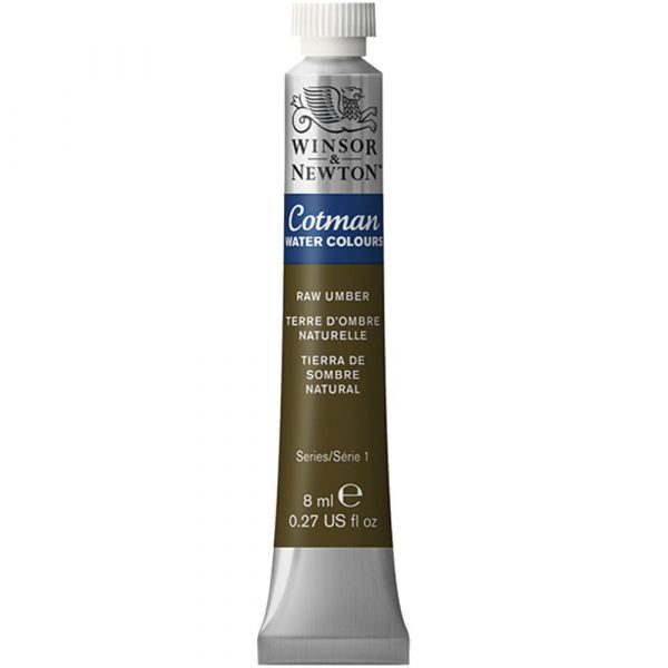 W&N ACUARELA COTMAN 8ML TIERRA SOMBRA NATURAL Nº554