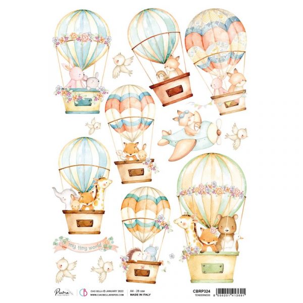 Papel Arroz CBRP324 A4 Piuma Tenderness