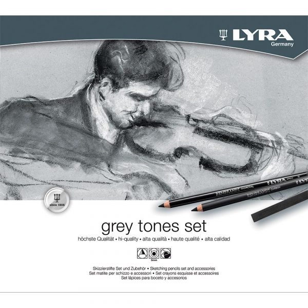 LYRA SET TONOS GRISES 25 PIEZAS. - Imagen 2