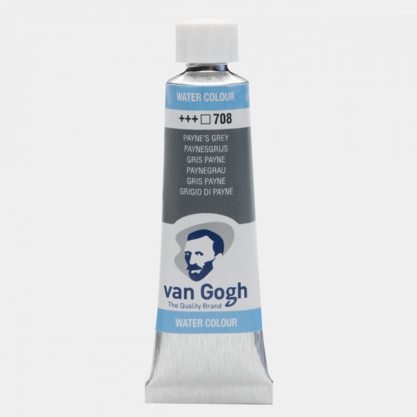 VAN GOGH, Nº708, TUBO 10ML, GRIS PAYME.