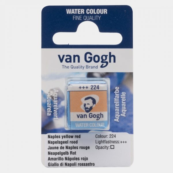 1/2 GODET VAN GOGH, Nº224, AMARILLO NÁPOLES ROJIZO