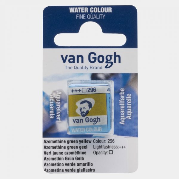 1/2 GODET VAN GOGH, Nº296, AZOMETINO VERDE AMARILLO