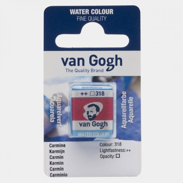 1/2 GODET VAN GOGH, Nº318, CARMÍN