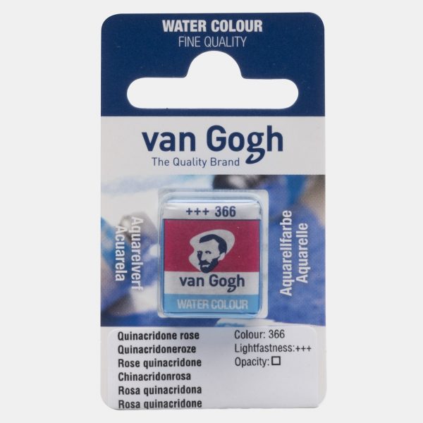 1/2 GODET VAN GOGH, Nº366 P, ROSA QUINACRIDONE