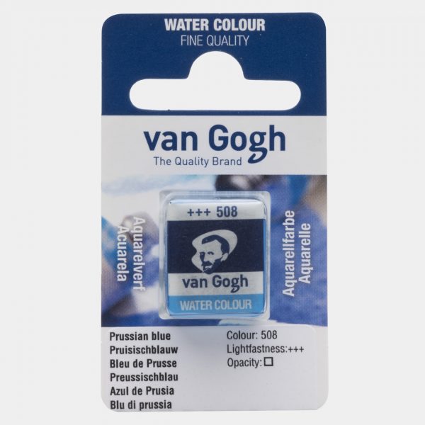 1/2 GODET VAN GOGH, Nº508, AZUL DE PRUSIA