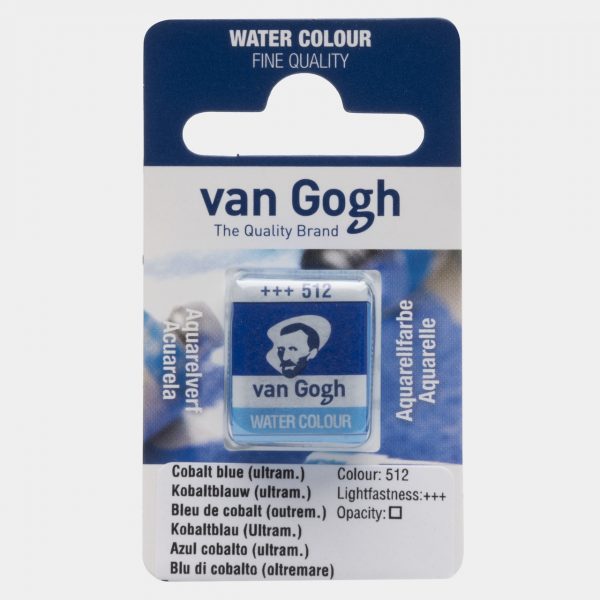 1/2 GODET VAN GOGH, Nº512, AZUL COBALTO (ULTRAMAR)