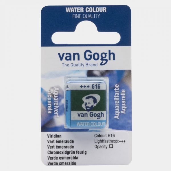 1/2 GODET VAN GOGH, Nº616, VERDE ESMERALDA