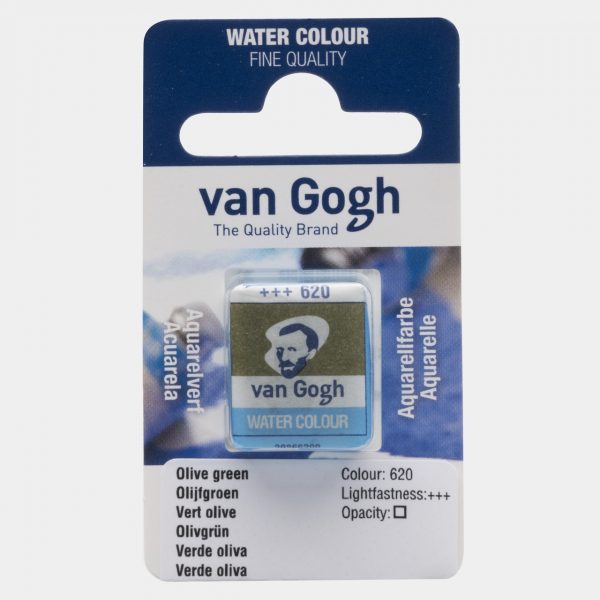 1/2 GODET VAN GOGH, Nº620, VERDE OLIVA