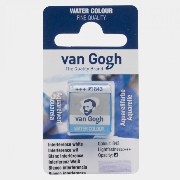 1/2 GODET VAN GOGH, Nº843, BLANCO INTERFERENCIA