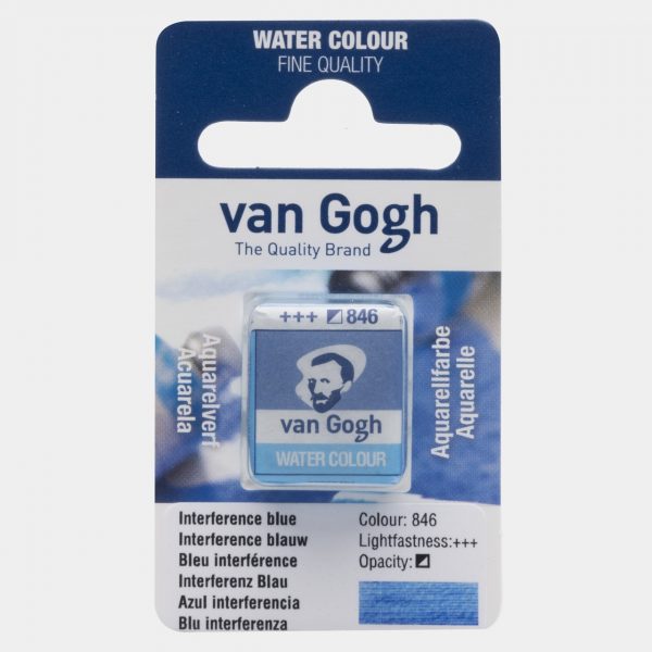 1/2 GODET VAN GOGH, Nº846, AZUL INTERFERENCIA