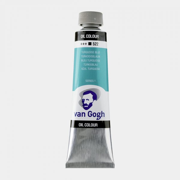 Óleo Van Gogh 40ml, Azul Turquesa, Nº522, SERIE 1