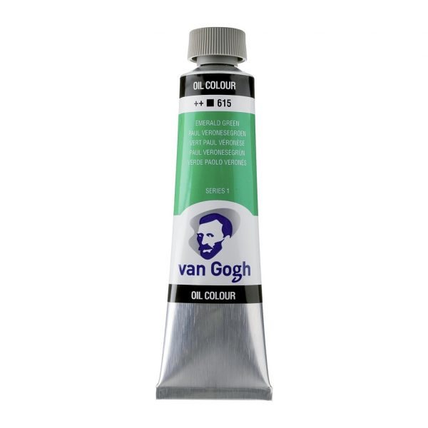 Óleo Van Gogh 40ml, Verde Permanente Verón, Nº615, SERIE 1