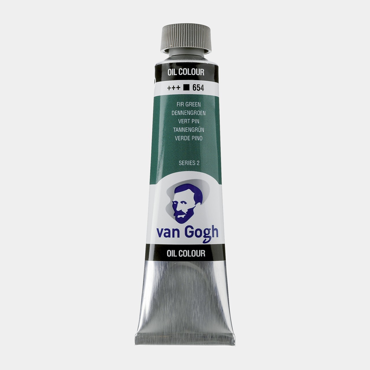 Óleo Van Gogh 40ml Verde Pino, Nº654, S2