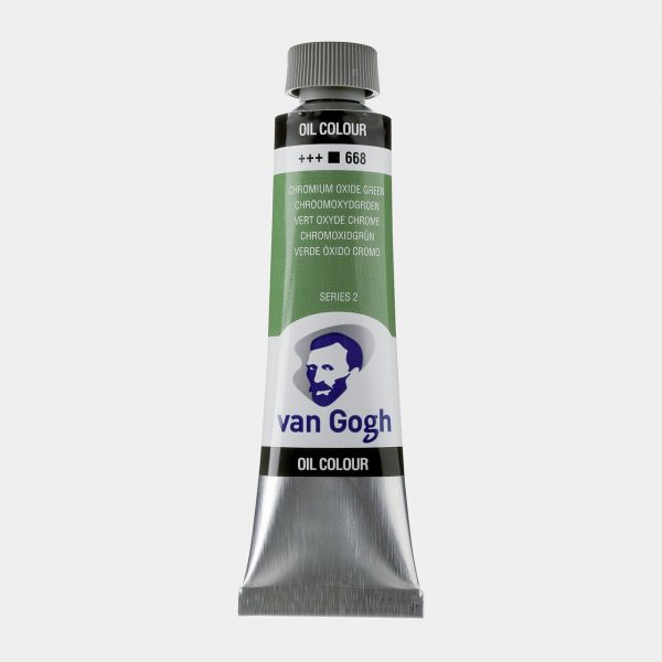 Óleo Van Gogh 40ml Verde Óxido de Cromo, Nº668, S2