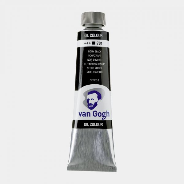 Óleo Van Gogh 40ml, Negro Marfil, Nº701, SERIE 1