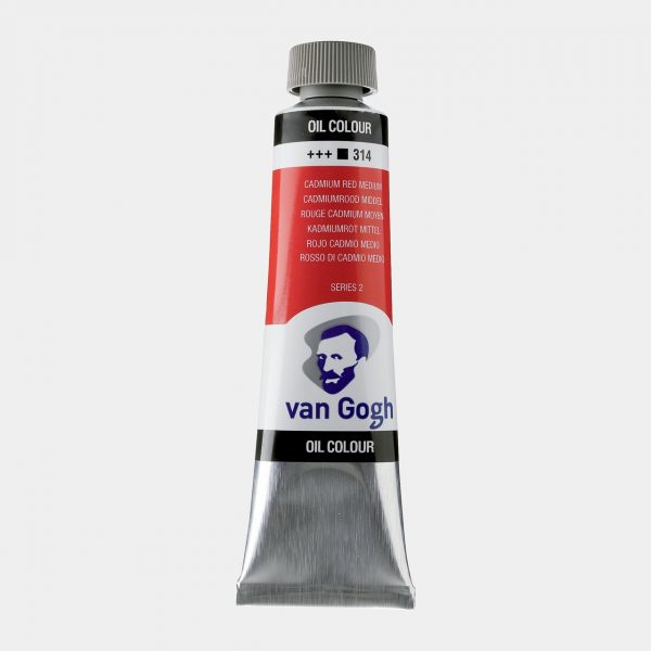 Óleo Van Gogh 40ml Rojo Cadmio Medio, Nº314, S2