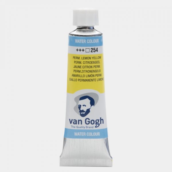 VAN GOGH, Nº254 P, TUBO 10ML, AMARILLO LIMÓN PERMANENTE