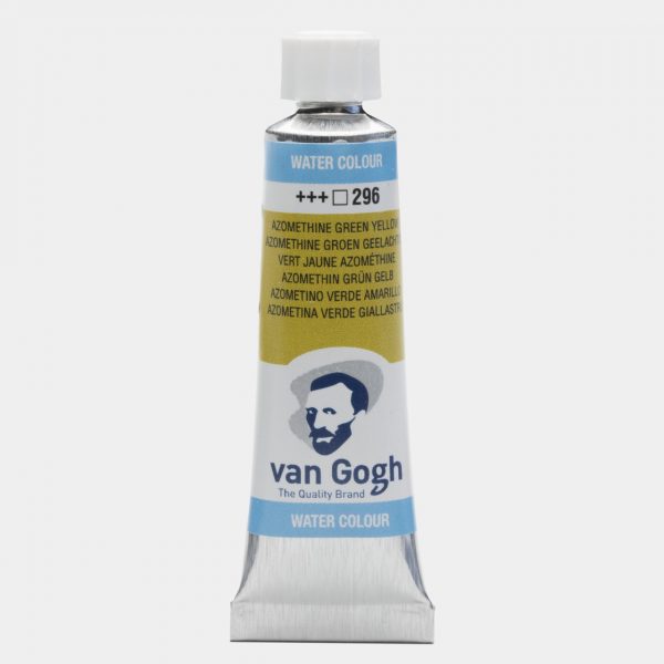 VAN GOGH, Nº296, TUBO 10ML, AZOMETINO VERDE AMARILLO
