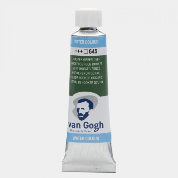VAN GOGH, Nº645, TUBO 10ML, VERDE HOOKER OSCURO