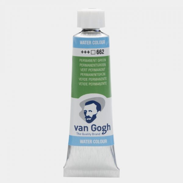 VAN GOGH, Nº662, TUBO 10ML, VERDE PERMANENTE