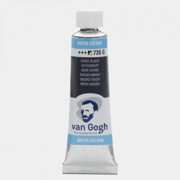 VAN GOGH, Nº735 G, TUBO 10ML, NEGRO ÓXIDO