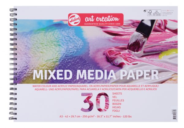 BLOC TALENS MIXMEDIA A3 250GR