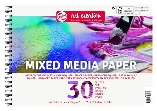 BLOC TALENS MIXMEDIA A4 250GR