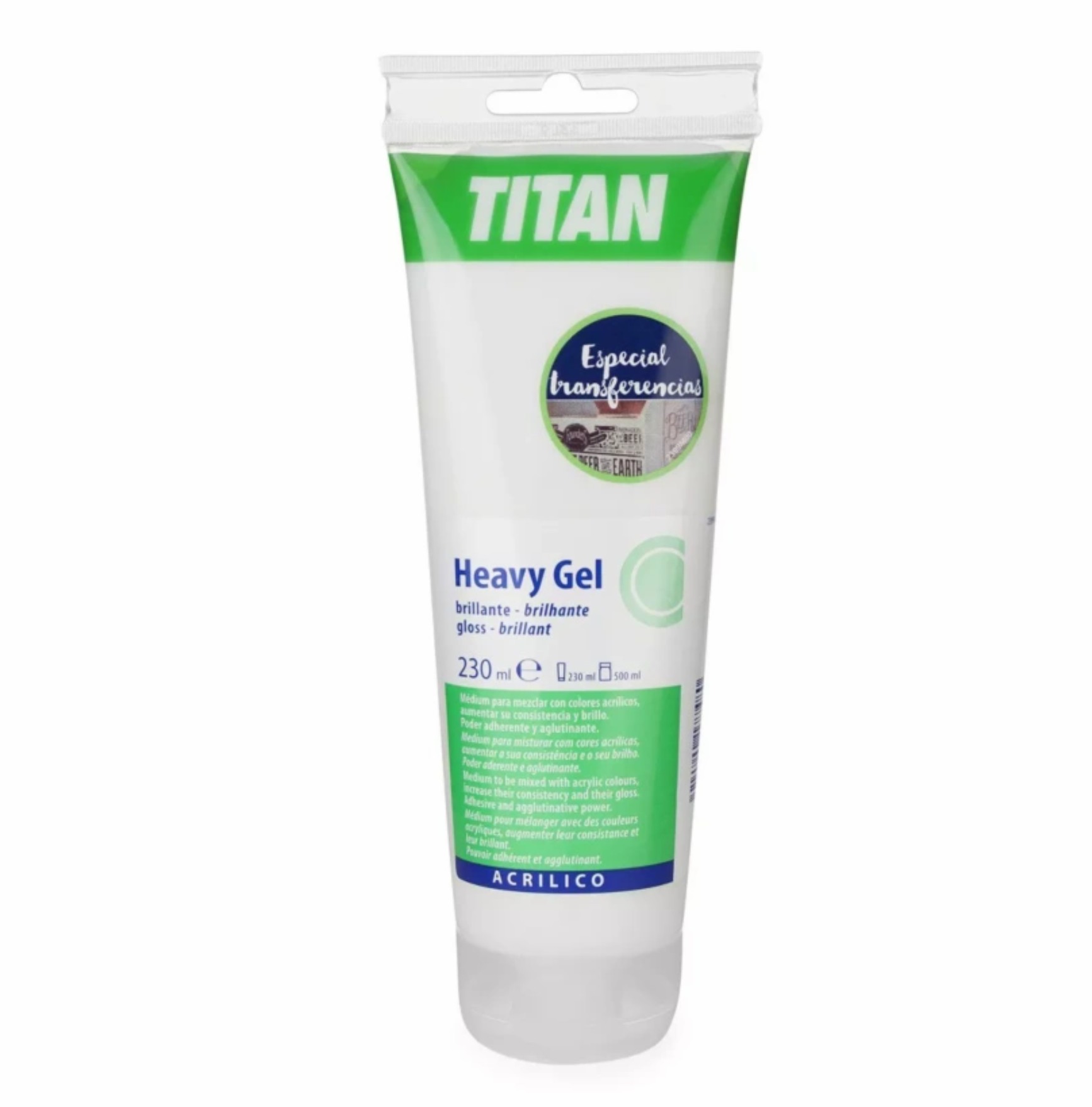 HEAVY GEL acrílico brillo 230 ml