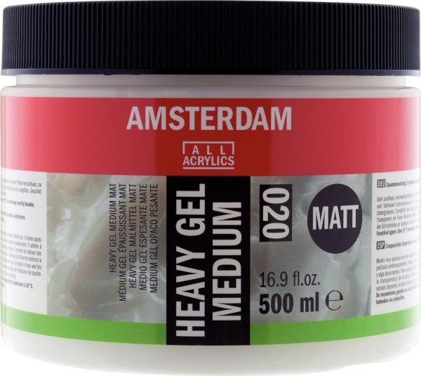 HEAVY GEL acrílico mate 500 ml AMSTERDAM