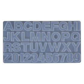 MSRAD-01 MOLDE ABECEDARIO SILICONA PARA RESINA