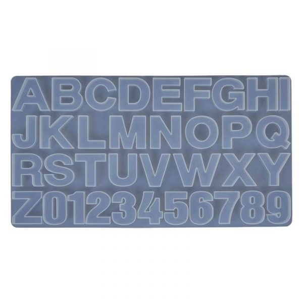 MSRAD-01 MOLDE ABECEDARIO SILICONA PARA RESINA