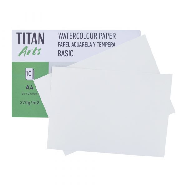 MINIPACK ACUARELA TITAN A4 370GR