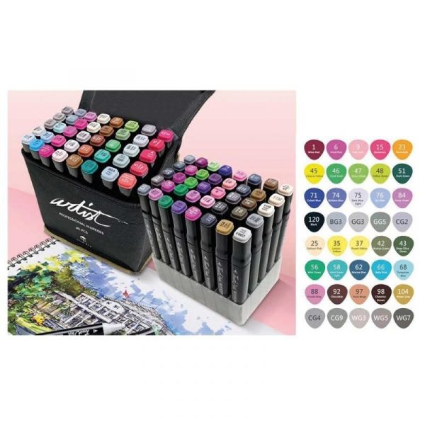 ESTUCHE LUXURY 40 ROTULADORES ARTIST ALEX BOG. AB-0740