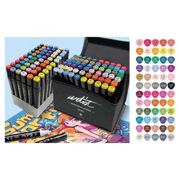ESTUCHE LUXURY 60 ROTULADORES ARTIST ALEX BOG. AB-0760