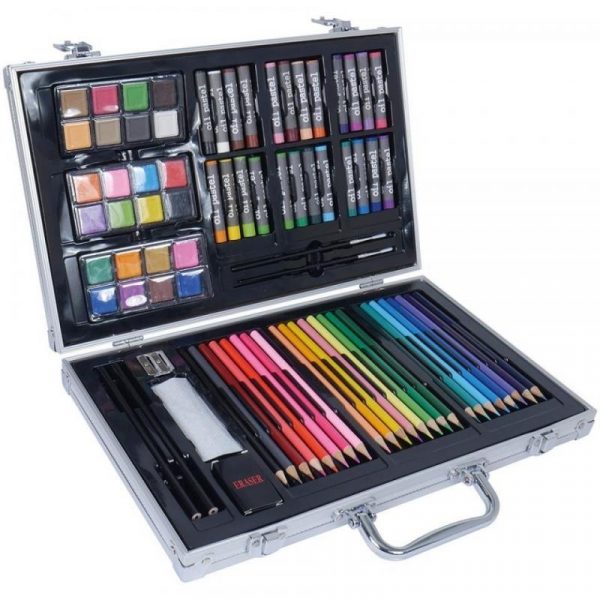 MALETIN ALUMINIO ART STUDIO ARTIST 80 PCS. ALEX BOG. AB-0896 - Imagen 2