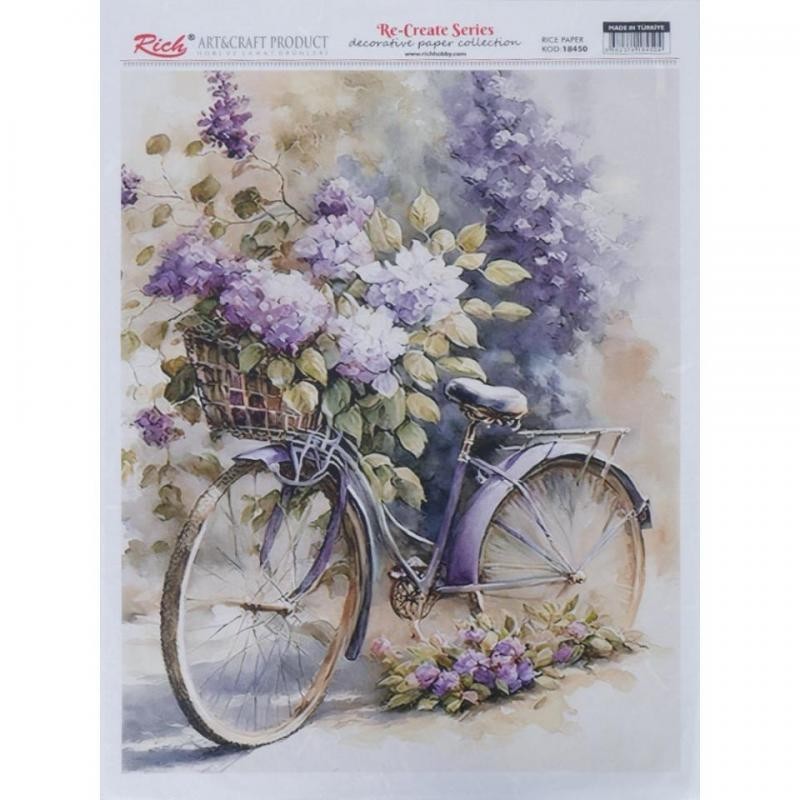 PAPEL ARROZ DEC. RICH 29,7x42cm. KOD.18450