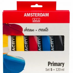 SET ACRÍLICOS 5 BÁSIC 120ML AMSTERDAM
